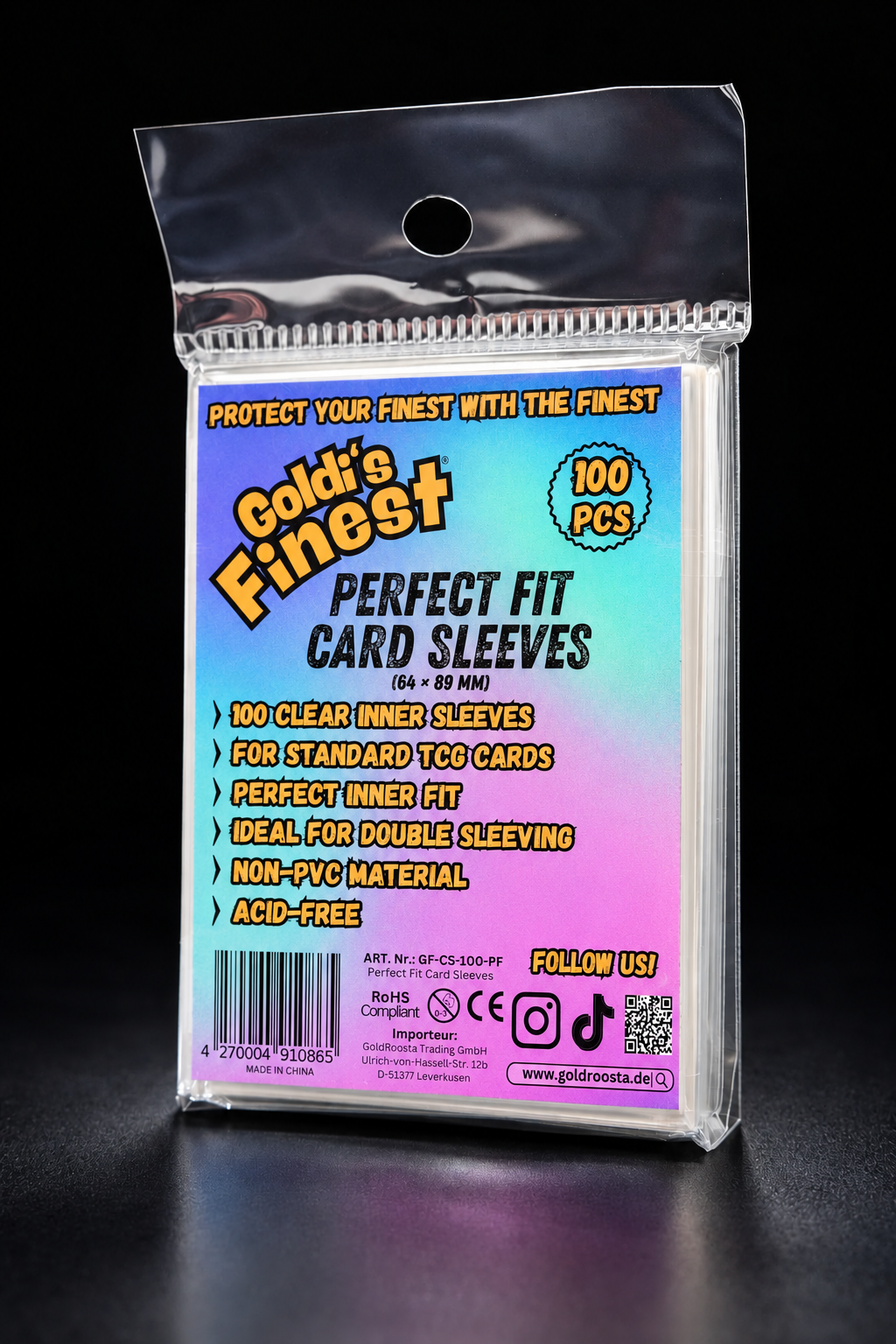 Goldi's Finest® Perfect Fit Card Sleeves
