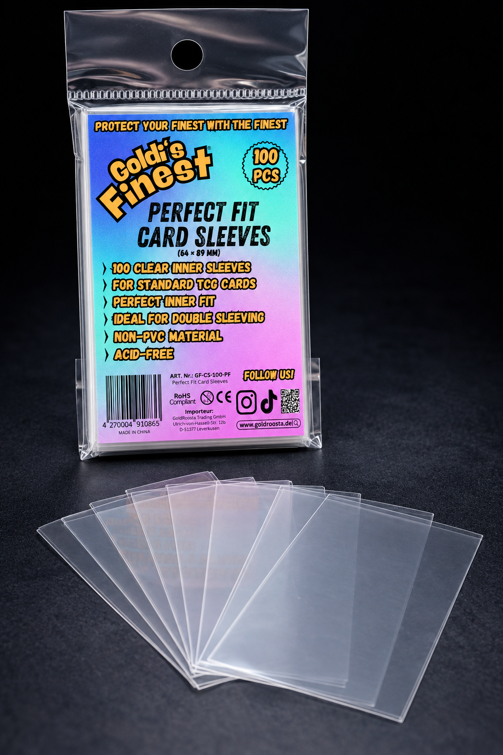 Goldi's Finest® Perfect Fit Card Sleeves