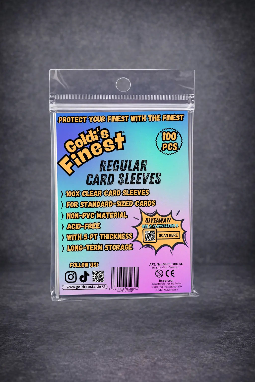 Goldi's Finest® Regular Card Sleeves