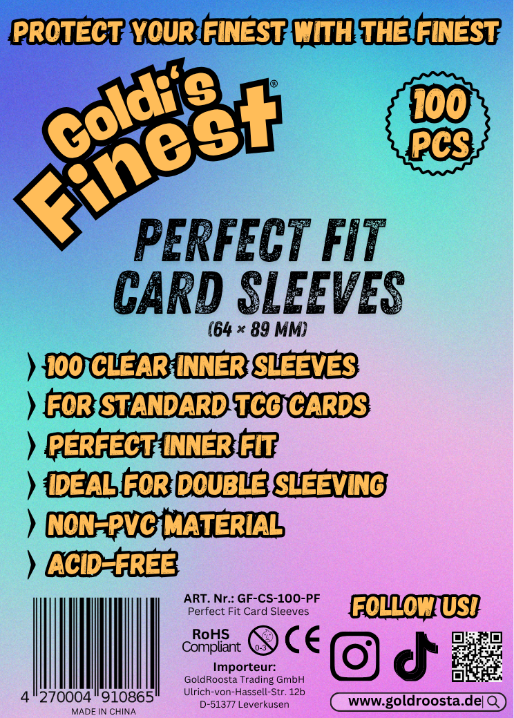 Goldi's Finest® Perfect Fit Card Sleeves